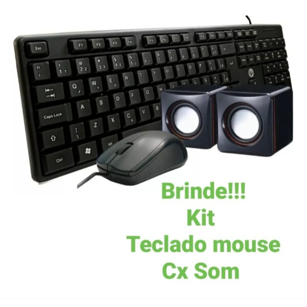 Cpu Pc Dell Optplex core i5 16GB ssd240 com kit teclado mouse cabo Cx de som - Imagem 3