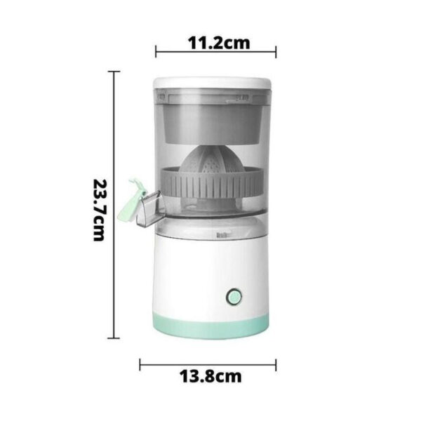 Espremedor e Extrator De Laranja Portátil Elétrico Bivolt Recarregável USB - Imagem 4