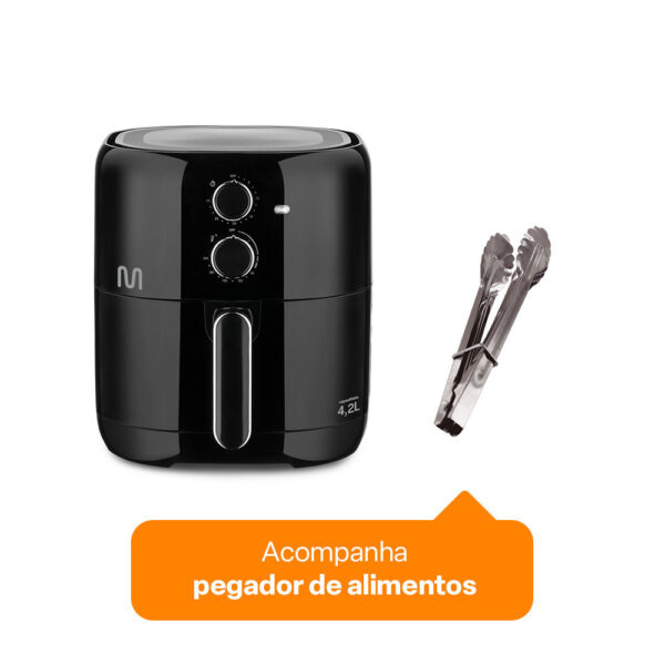 Fritadeira Elétrica Sem Óleo 4,2 Litros 1500W 127V. - Imagem 3