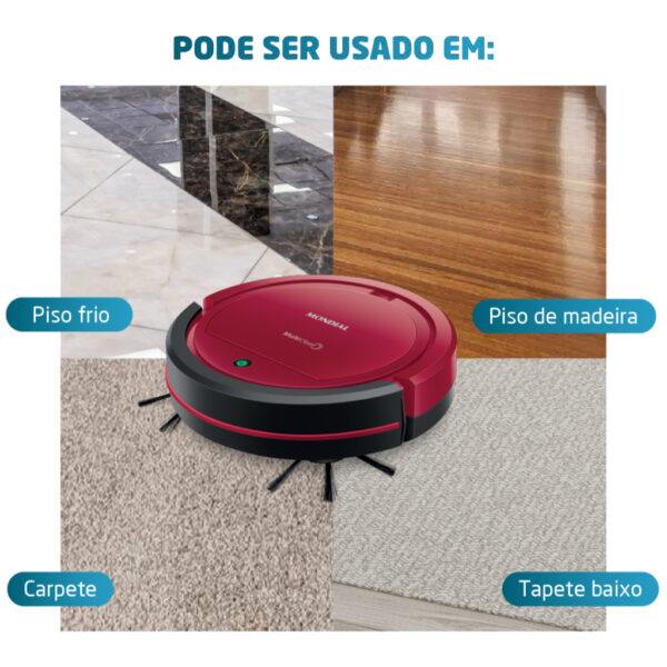 Aspirador de Pó Robô Multi Clean Mondial RB-09 Bivolt 30w - Imagem 2