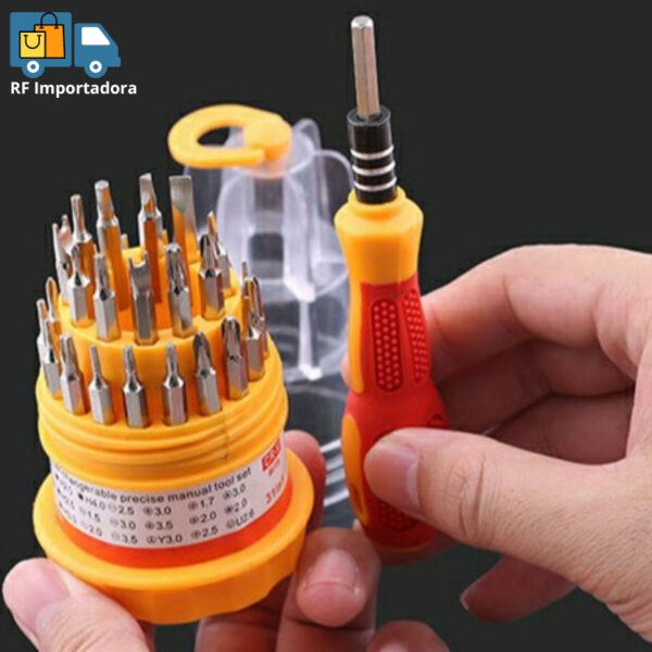 Kit Chaves 31 Unidades Alen Torx Fendas - Imagem 3