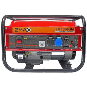 Gerador a Gasolina 3,5 KVA 4 Tempos Bivolt ZMAX