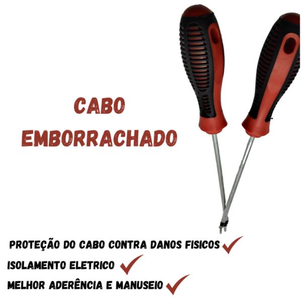 Kit De Chaves Fenda e Philips - Imagem 3