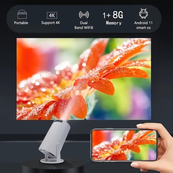 Projetor 4K HD 150" Wifi HY300 Pro - Imagem 4