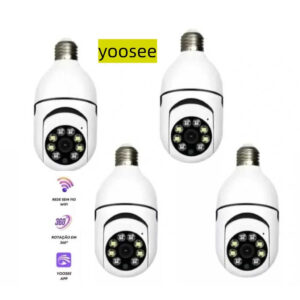 Câmera Lâmpada full HD Visão Noturna