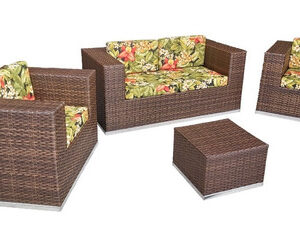 Conjunto De Sofa Para Varanda Area De Lazer E Churrasqueira