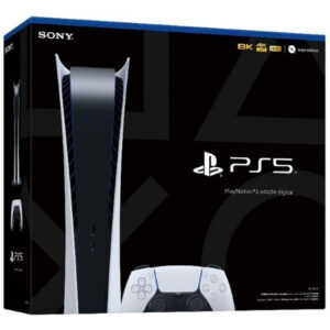 Sony PlayStation 5 Digital Edition 825GB Branco E Preto
